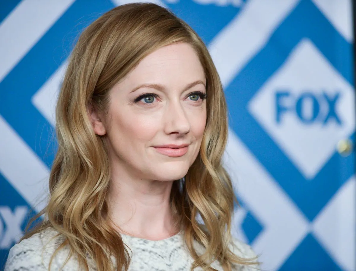 Judy Greer arrives at the Fox All-Star Party on Monday, Jan. 13, 2014, at the Langham Hotel in Pasadena, Calif. (Photo by Richard Shotwell Invision/AP)