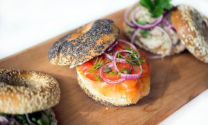 Lining Up for Black Seed Bagels