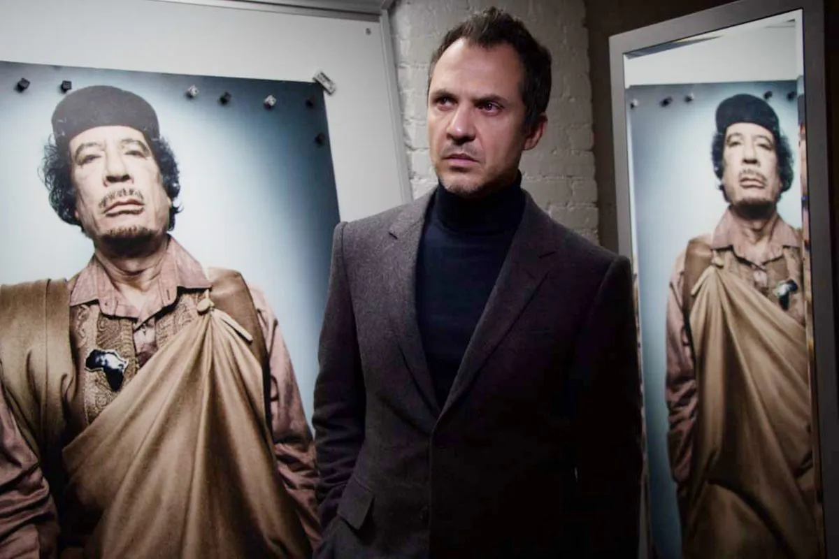 A still from “Mad Dog: Inside the Secret World of Muammar Gaddafi.” (Michael Chrisman/Courtesy of Showtime)
