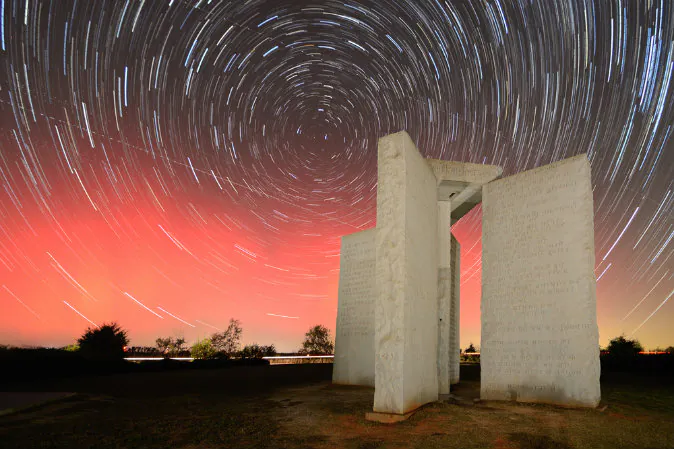 The Georgia Guidestones in Elberton, Georgia. (Shutterstock*)