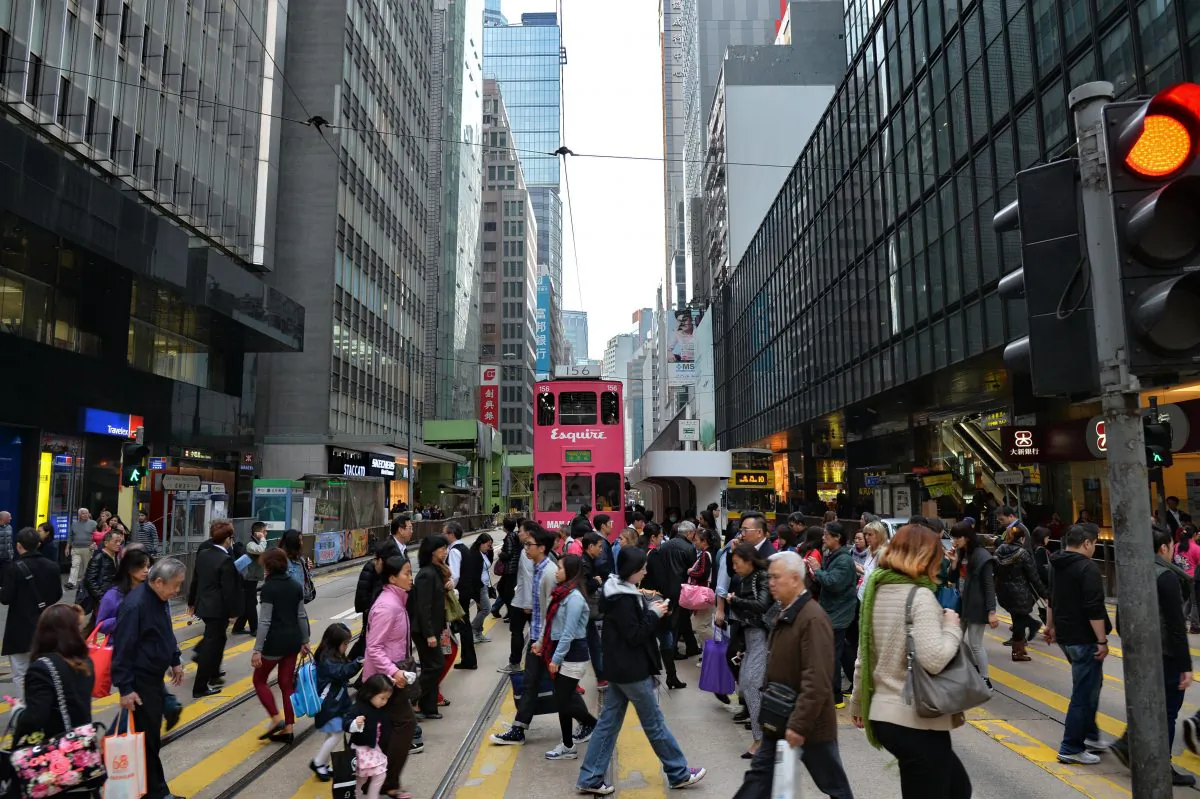 Central, Hong Kong: Business hub or central business district of Hong Kong located on the north shore of Hong Kong Island. Government headquarters, Consulate Generals of many countries, and multinational financial services corporations have headquarters at Central. (Epoch Times)