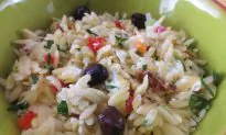 Orzo Caprese Salad