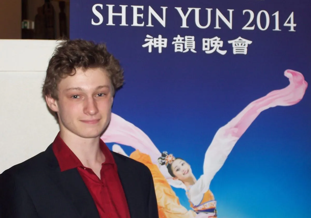 Ben Beamish enjoyed the Shen Yun Orchestra at Arts Theatre, Gold Coast, on April 25. (Laurel Andress/Epoch Times)