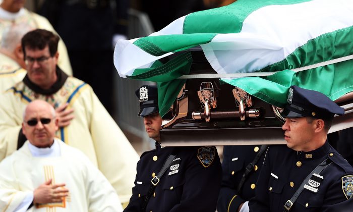 Fallen NYPD Officer Dennis Guerra, Honored At Funeral | The Epoch Times