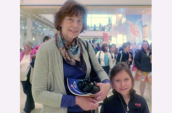 Maureen Boulter and her grandaughter found Shen Yun Performing Arts at the Overture Center, on April 11, to be inspiring. (Stacey Tang/Epoch Times) 