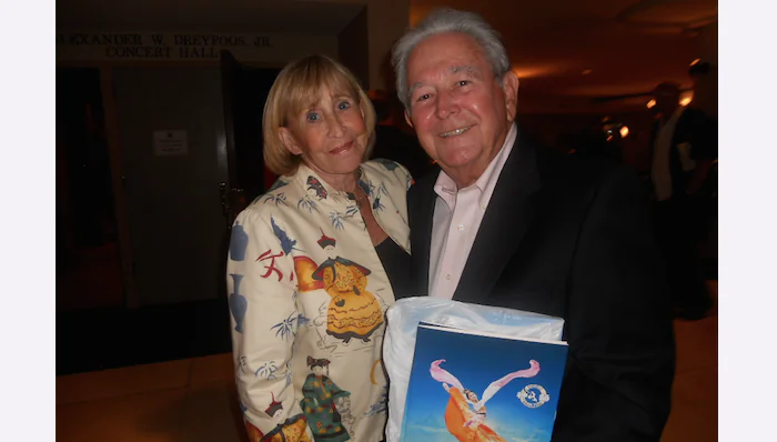 Sara Peck and Al Morici attended Shen Yun’s opening performance at the Kravis Center for the Performing Arts, in West Palm Beach, Fla., on April 15. “It’s magical, it’s mystical, it’s something unexpected. Don't miss it!” Ms. Peck said. (Edie Bassen/Epoch Times)