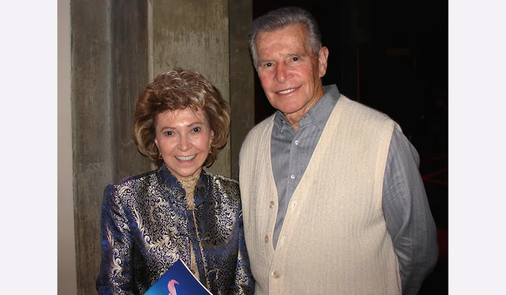 Joyce and Ethan Jackson attend Shen Yun Performing Arts at Clowes Memorial Hall of Butler University, on April 18. (Wan Ying/Epoch Times)