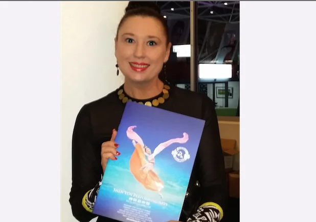 Helayne Morrow said Shen Yun Performing Arts at The Arts Theatre Gold Coast, on April 26, was fantastic. (Mary Yuan/Epoch Times)