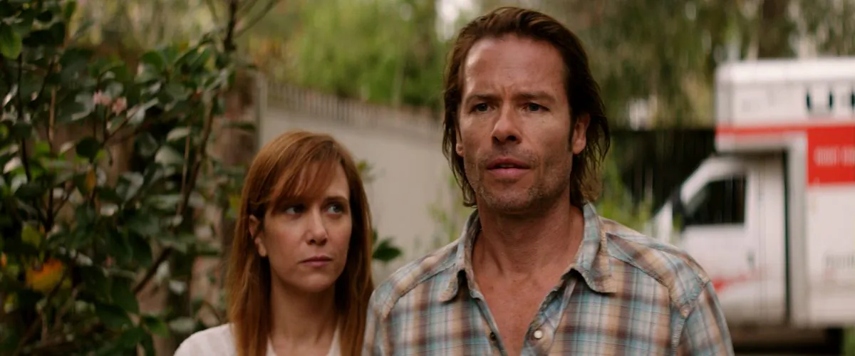 Kristin Wiig (Johanna) and Guy Pearce (Ken) in Liza Johnson’s “Hateship Loveship,” an IFC Films Release. (Courtesy of Patti Perret, Hateship Capital LLC)