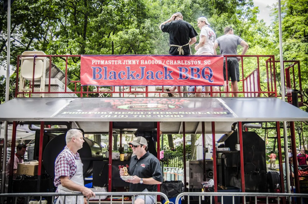 Last year's Big Apple Barbecue Block Party. (Courtesy of Eric Schwortz)
