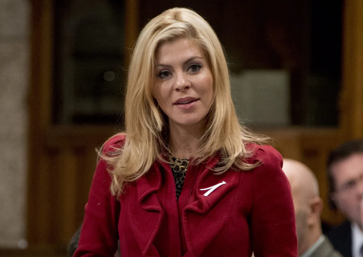 Conservative MP Eve Adams responds to a question during question period in the House of Commons Nov. 28, 2013. Prime Minister Stephen Harper has asked the Conservative party to investigate a series of allegations against Adams. (The Canadian Press/Adrian Wyld)