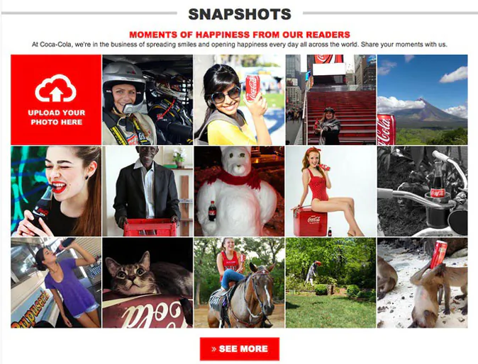 Coca Cola Journey.