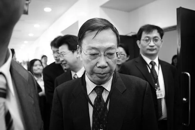 Huang Jiefu at a conference in Taipei, Taiwan, in 2010. (Bi-Long Song/Epoch Times)