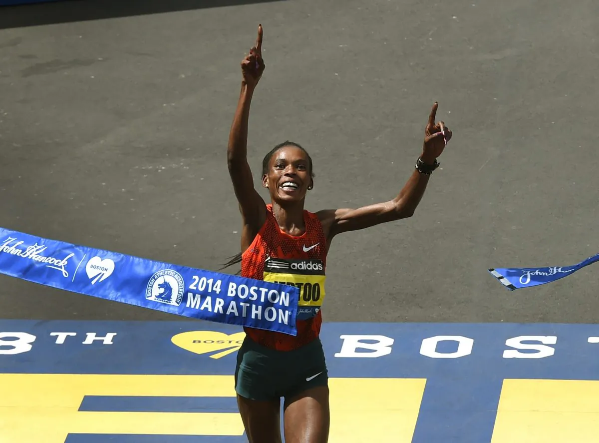 Jeptoo Repeats as Women's Boston Marathon Winner With Record Time