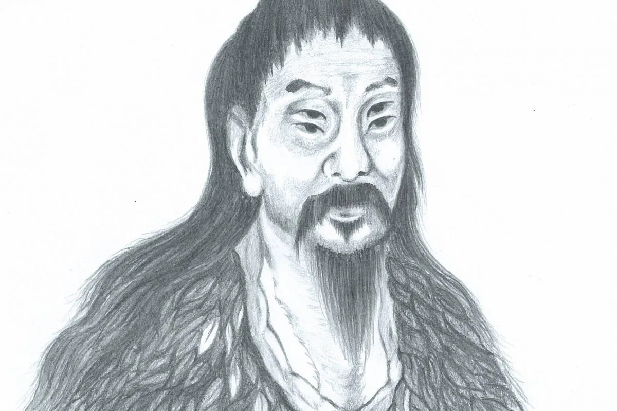 Legendary historian Cang Jie, the creator of Chinese characters, is described in ancient writings as having four eyes, giving him remarkable vision. (Yeuan Fang/Epoch Times)