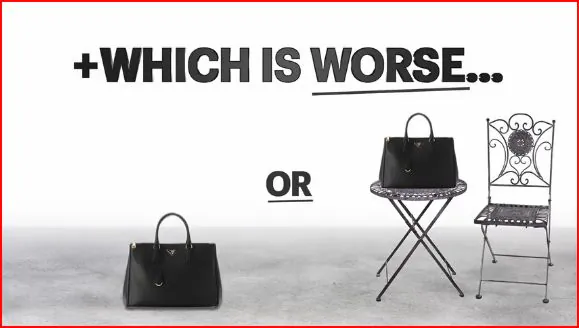 Purse on the Ground Vs. Purse on the Table (Video)