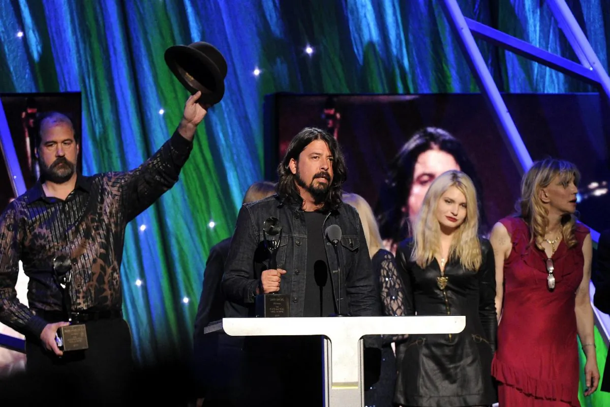 Surviving Members Being Inducted at The Rock And Roll of Fame Ceremony Thursday at Barclays Center in New York.
Photo Credit: Charles Sykes/Invision/AP