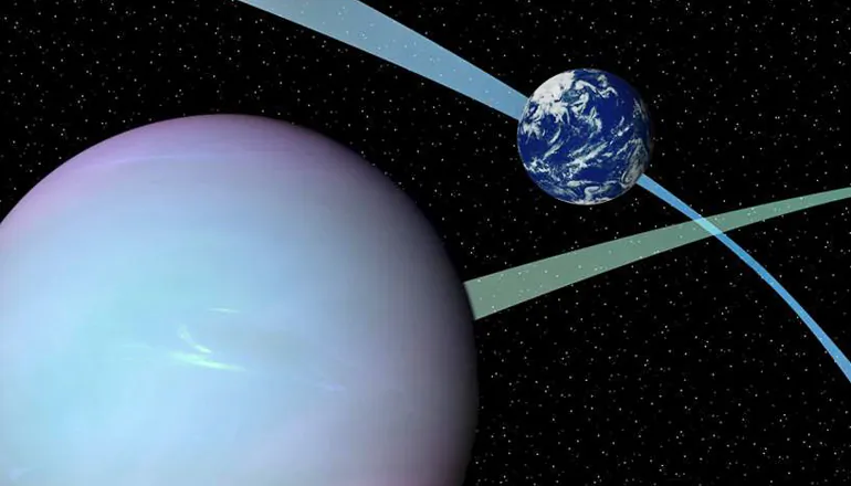 Tilted orbits such as those shown above might make some planets wobble like a top that’s almost done spinning, an effect that would maintain liquid water on the surface and give life a chance. (NASA/GSFC)