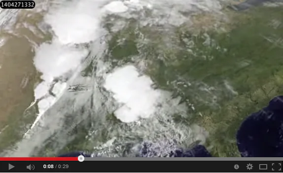 This Is What The Tornadoes That Hit The South Looked Like From Space (+Video)