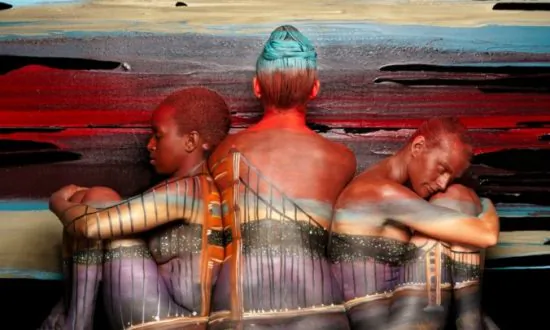 This is Not Your Average Canvas—It’s Painted Human Bodies. You Should See the Car.