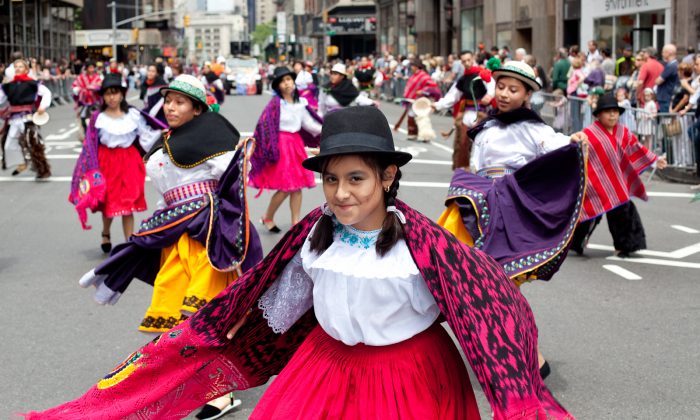 Dancers in previous dance parades. New York City’s Dance Parade will celebrate its eighth year Saturday, May 17, with over 70 styles of dance and more than 9,000 dancers. (J. Woodford)
