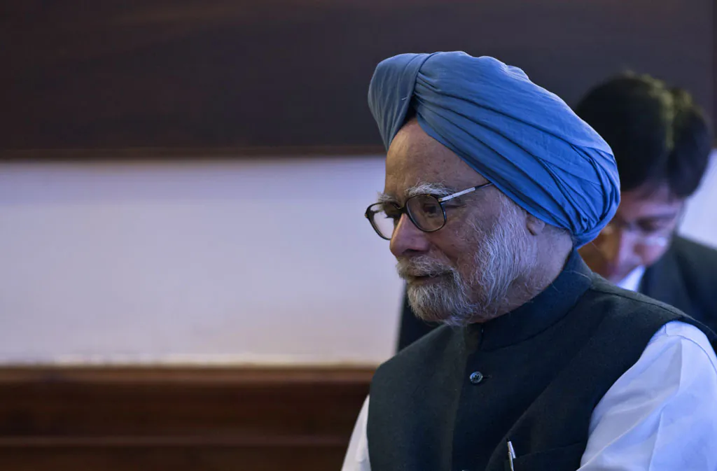 Indian Prime Minister Manmohan Singh in New Delhi on March 11, 2014. (Prakash Singh/AFP/Getty Images)