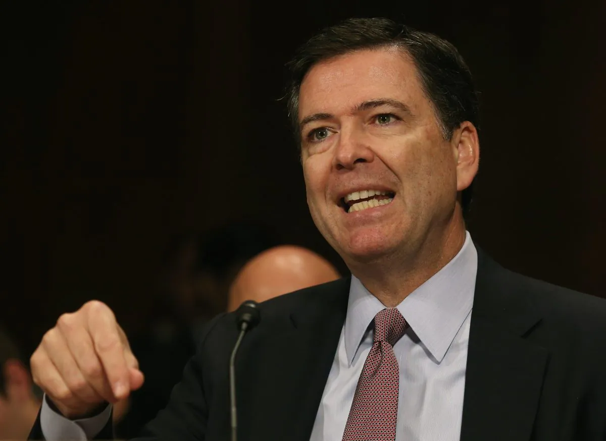 FBI Director James B. Comey on Capitol Hill in Washington, DC. (Mark Wilson/Getty Images)