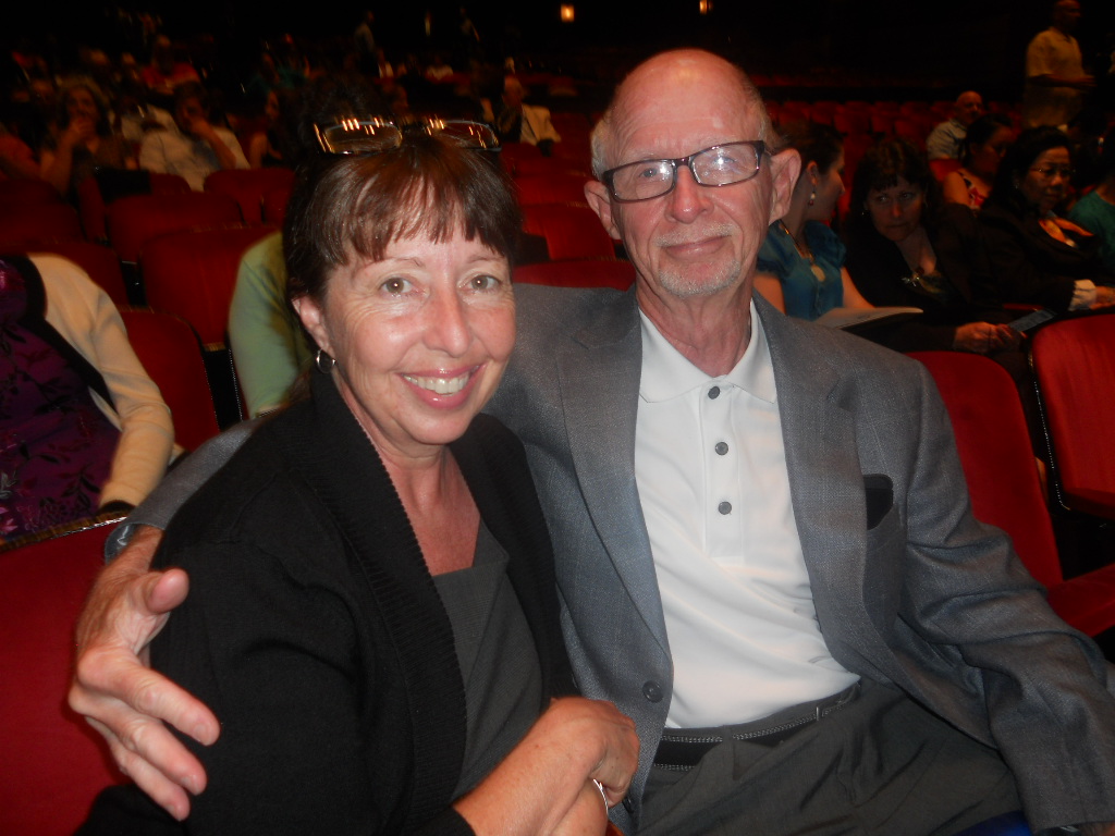Missy Halvorsen and her father, Ralph Hogan, saw Shen Yun at the Times Union Center for the Performing Arts on May 10. “As long as I continue to live, I will continue to see it—every year,” Mr. Hogan said of Shen Yun. (Edie Bassen/Epoch Times) 
