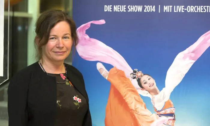 Ms. Beate Rohwetter, a painter, said that the Shen Yun performance at the Festspielhaus Baden-Baden, on April 30, was fantastic. (Matthias Kehrein/Epoch Times)