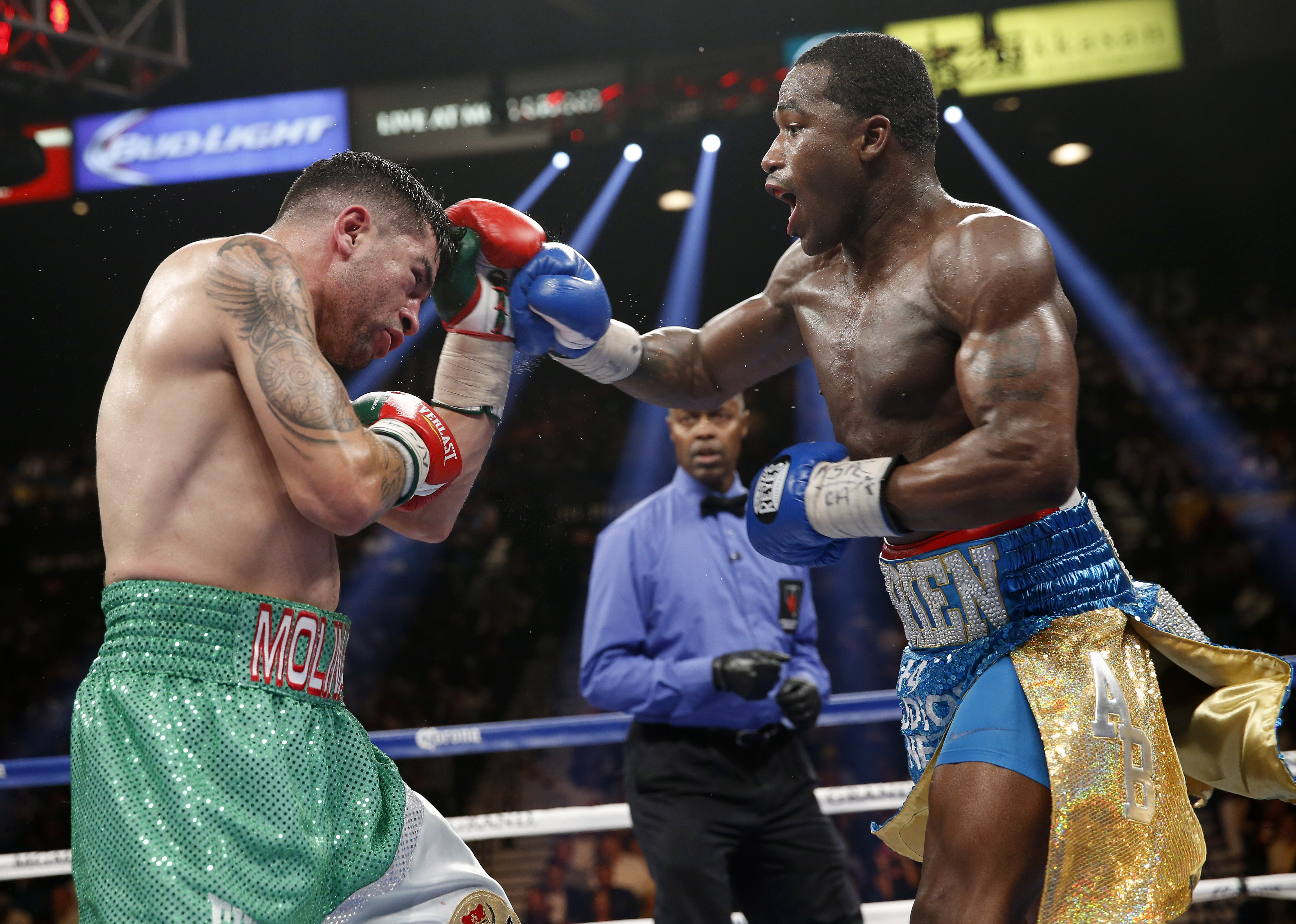 Adrien Broner came under fire after saying he "beat the [expletive...