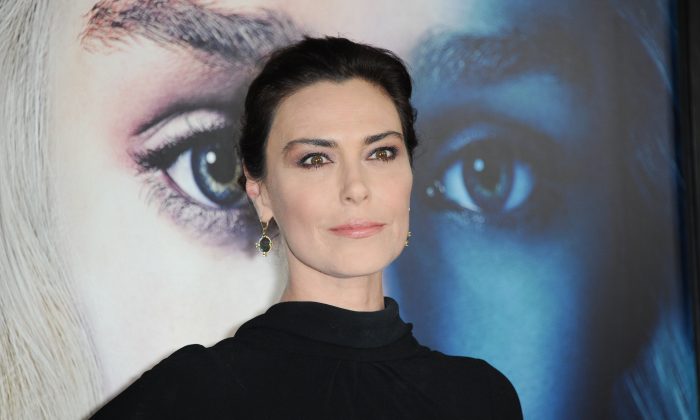 Michelle Forbes arrives at the LA premiere for the third season of "Game of Thrones" at the TCl Chinese Theatre on Monday, March 18, 2013 in Los Angeles. (Richard Shotwell/Invision/AP)