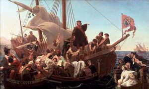 It’s Columbus Day Today, and His Statue Is Covered in Los Angeles