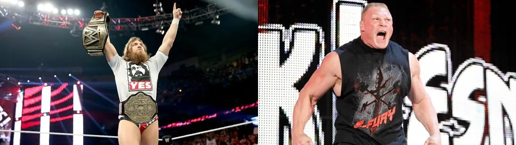 Daniel Bryan (left) Brock Lesnar (right) (bing.com)
