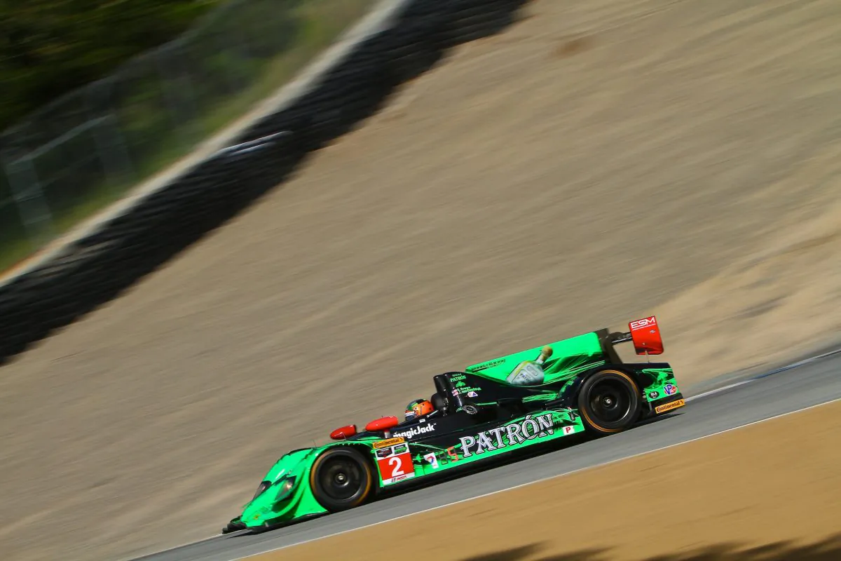 The #2 Extreme Speed Motorsports HPD ARX-03b-Honda of Ed Brown and Johannes van Overbeek captured the first TUSC win for the team and for a P2 chassis in the Pro portion of the TUSC Monterey Grand Prix Sunday, May 4,. (Halston Pitman/MotorSportMedia)