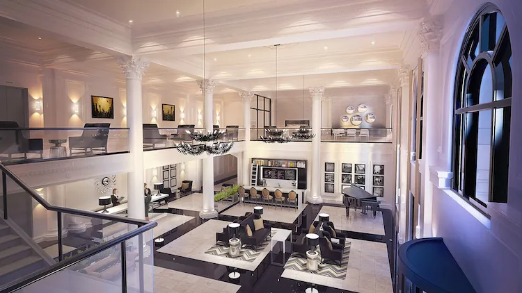Lobby of Royal Connaught. (Spallacci Group/Valery Homes)