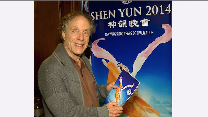 Charles Castleman enjoys Shen Yun Performing Arts  at the Rochester Auditorium Theatre, on April 29, 2014. (Courtesy of NTD Television) 