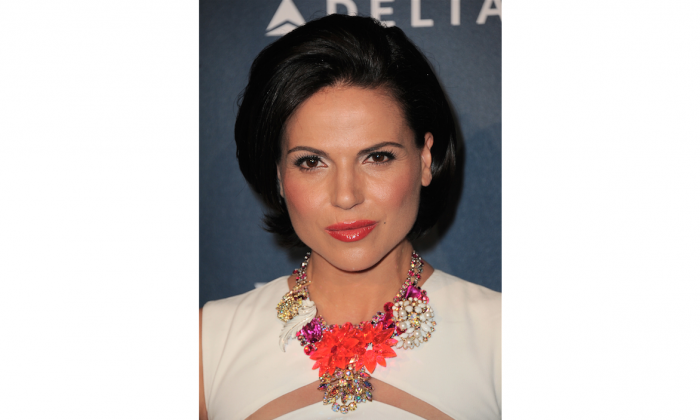 Lana Parrilla arrives at the 24th Annual GLAAD Media Awards at the JW Marriott on Saturday, April 20, 2013 in Los Angeles. (Photo by Jordan Strauss/Invision/AP)