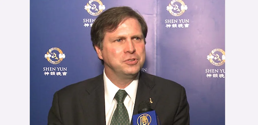 Mr. Sandor, Graf von Habsburg Lothringen attends Shen Yun Performing Arts at the Wiener Stadthalle on Saturday, May 10. (Courtesy of NTD Television)