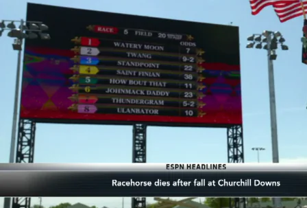 Sound System to Blame for Horse’s Death in Churchill Downs Accident