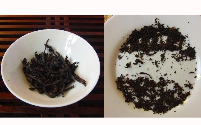 Loose tea leaves (L) versus 
black tea after it is smashed (top) and black tea from a tea bag (bottom), for demonstration and education purposes. (Peter Valk/Epoch Times)


what's found in tea bags, for demonstration and education purposes. (Peter Valk/Epoch Times)
