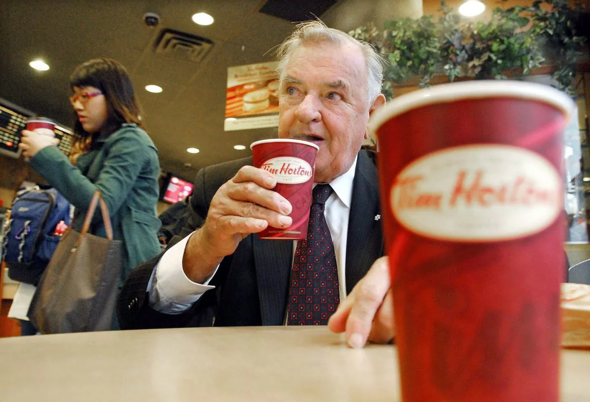 File photo of Ron Joyce, co-founder of Tim Hortons, in 2006. This February, the company set out a plan for expansion not just in Canada and the U.S., but also in the Persian Gulf region. (The Canadian Press/Aaron Harris)