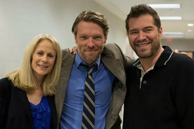 (L-R) Actress Glynnis O’Connor, Director Miles Doleac, and Producer Mackenzie 
Westmoreland on the set of “The Historian” (Michelle Short)