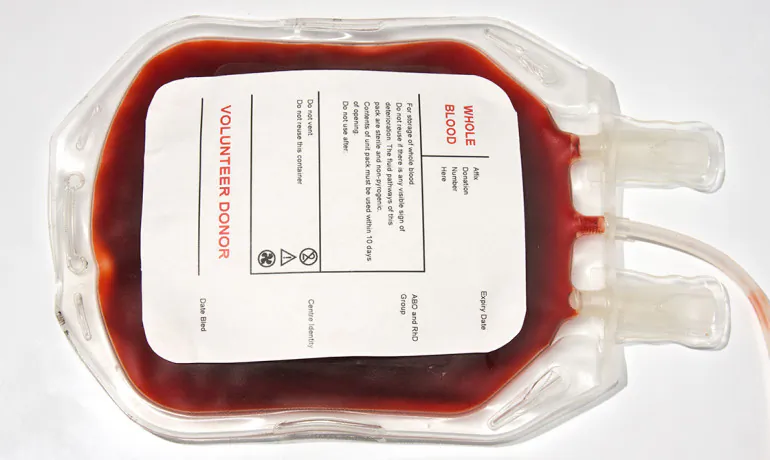 "It turns out that blood is more like milk, which has a relatively short shelf life, than a fine wine, which gets better with age," says Steven Frank. (Shutterstock*)