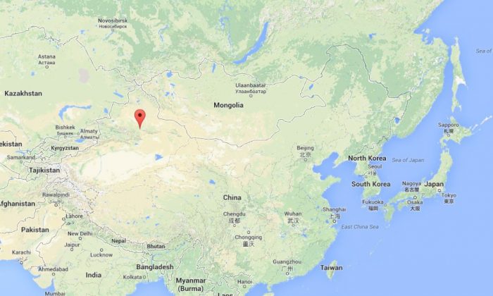 An explosion hit Urumqi, located in Xinjiang Province in western China, on Thursday morning. (Google Maps)
