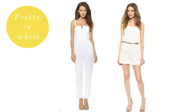 Have a look at our selection of white jumpsuits and rompers that keep you on trend this summer.