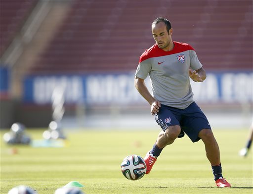 There's plenty of speculation on why Landon Donovan didn't make the U.S. World Cup team. Regardless, the word "shocker" is being thrown around a lot. (AP Photo/Tony Avelar)