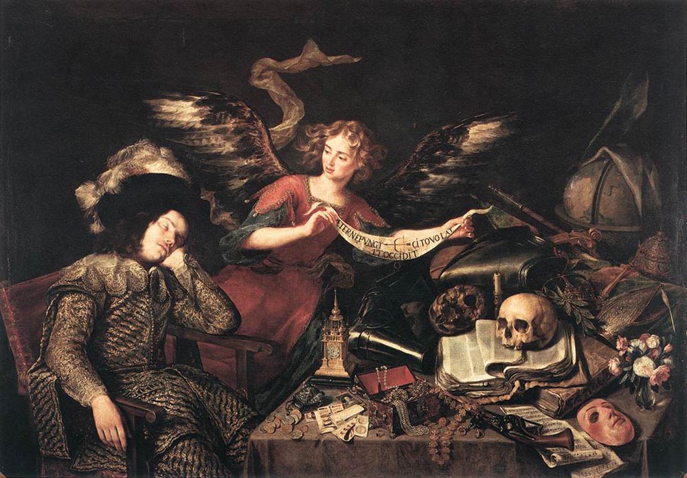 “The Knight’s Dream” by Antonio de Pereda (1611–1678)
(Courtesy of Art Renewal Center)
