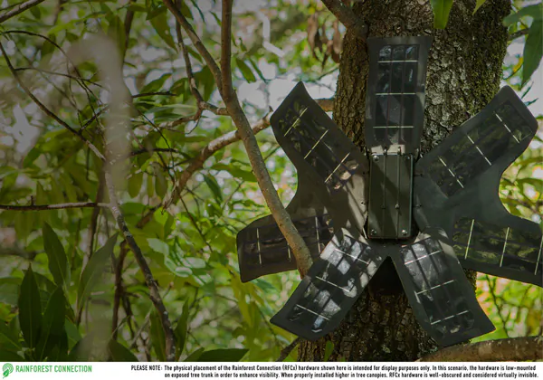 RFCx device. Courtesy of Rainforest Connection 