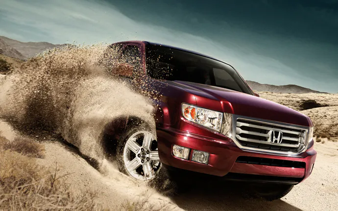 Looks good on- and off the road: the new 2014 Honda Ridgeline is a workhorse as much as a family car. (Honda)