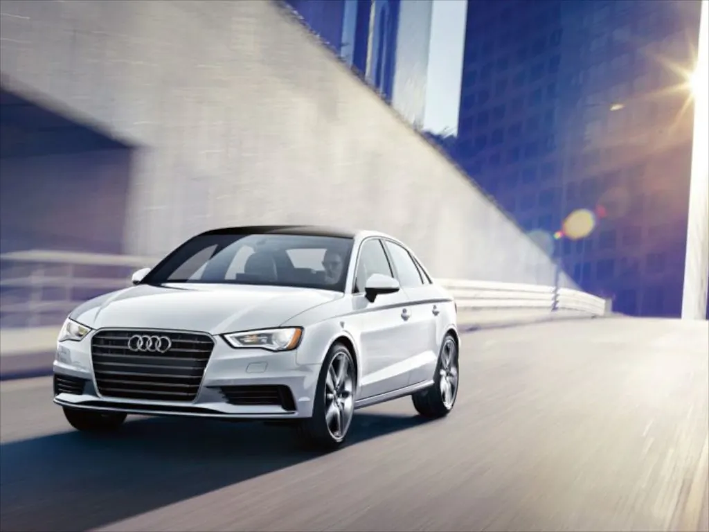 Audi's new 2015 A3 Sedan will replace the old A4 in size and specifications. Yet when it comes to the built-in high tech, the A3 overtakes the bigger models in the palette of the German car manufacturer. (Audi)